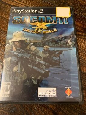 Sony Playstation 2 SOCOM II U.S. Navy SEALs Game